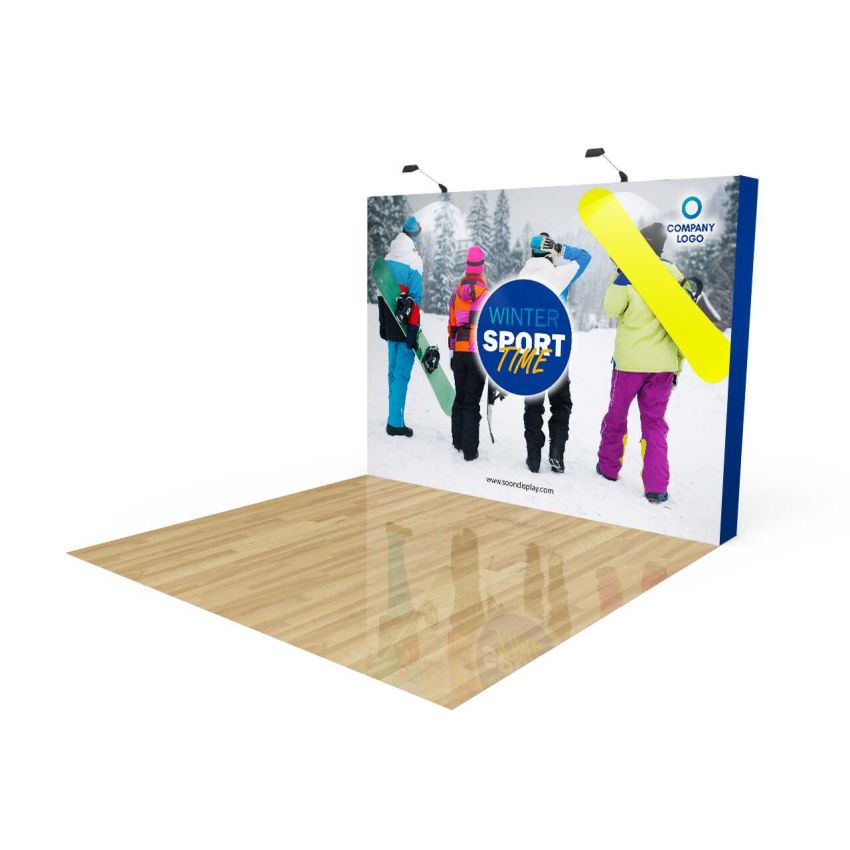 10ft Straight Pop Up Display Backdrop 