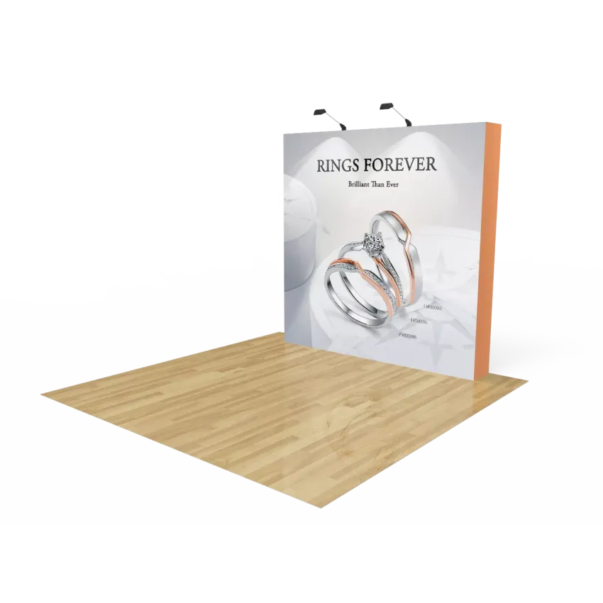 8ft Straight Pop Up Display Backdrop 
