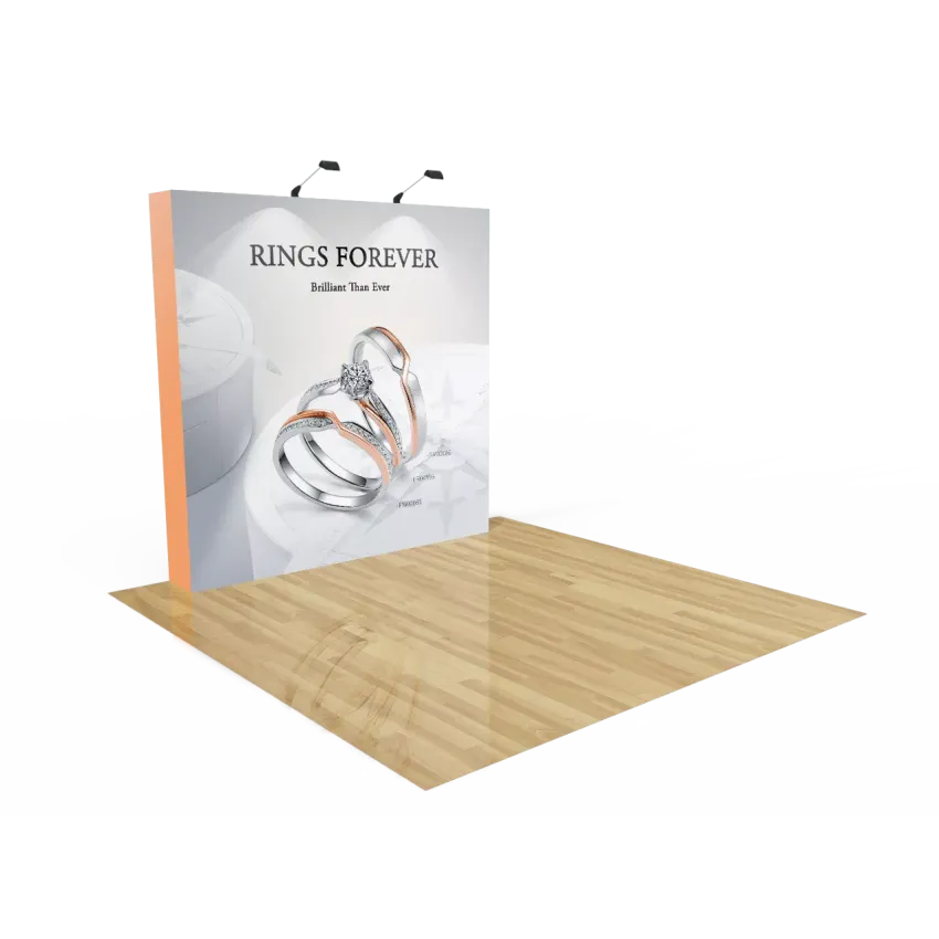 8ft Straight Pop Up Display Backdrop 