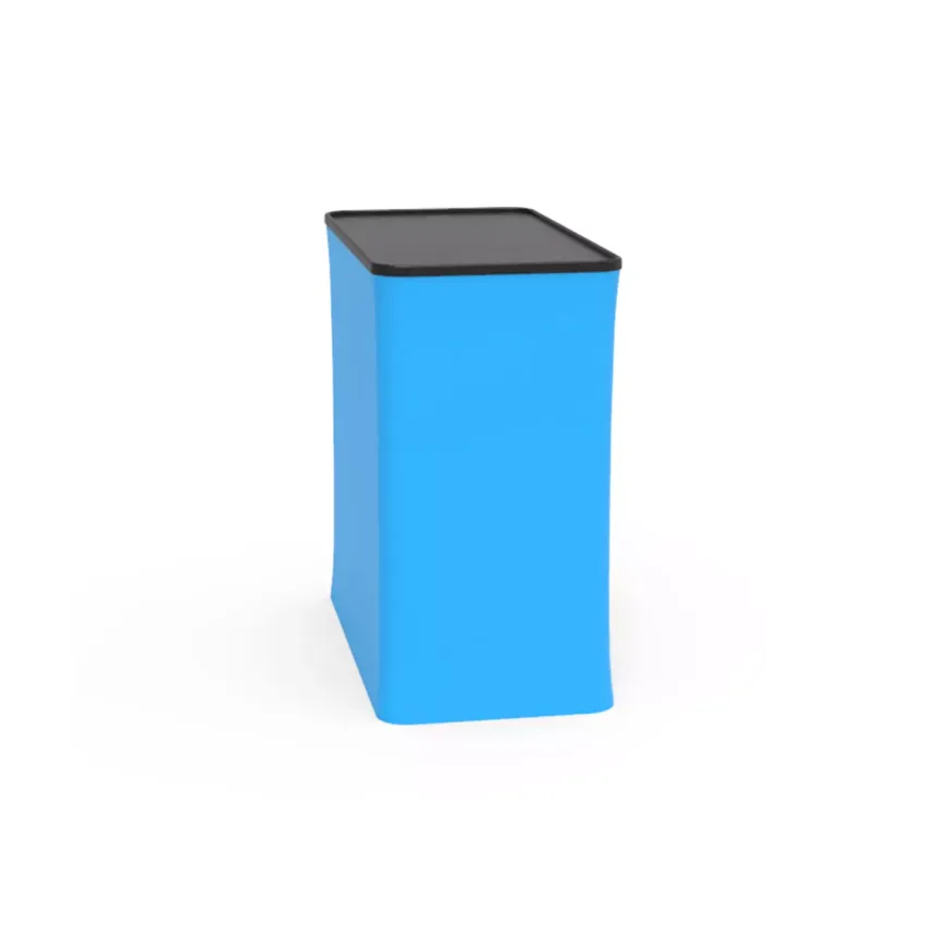 Premium Case to Counter – Trade Show Podium Case with Custom Tension Fabric Wrap