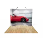 10ft Curved Pop Up Display Backdrop 