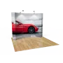 10ft Curved Pop Up Display Backdrop 