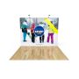 10ft Straight Pop Up Display Backdrop 