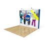 10ft Straight Pop Up Display Backdrop 