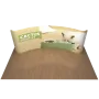 20ft Curved Tension Fabric Display – 20ft Curved Trade Show Backdrop for 10x20 Booths