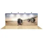 20ft Straight Tension Fabric Display – Full 20ft Backwall for 10x20 Booths
