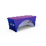 Open Back Stretch Table Cover – Custom Printed