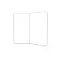 8ft Curved Tension Fabric Display – 8x8 Curved Trade Show Backdrop
