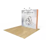 8ft Straight Pop Up Display Backdrop 