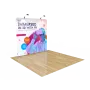 8ft Straight Tension Fabric Display – Custom 8x8 Trade Show Backdrop