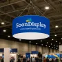 Custom Circle Hanging Sign – Overhead Trade Show Sign