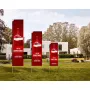 Custom Rectangle Flag with Pole Kit