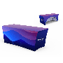 Open Back Stretch Table Cover – Custom Printed