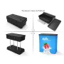 Premium Case to Counter – Trade Show Podium Case with Custom Tension Fabric Wrap